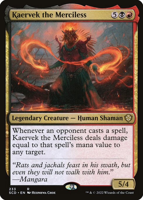 Kaervek the Merciless (233) [Starter Commander Decks]