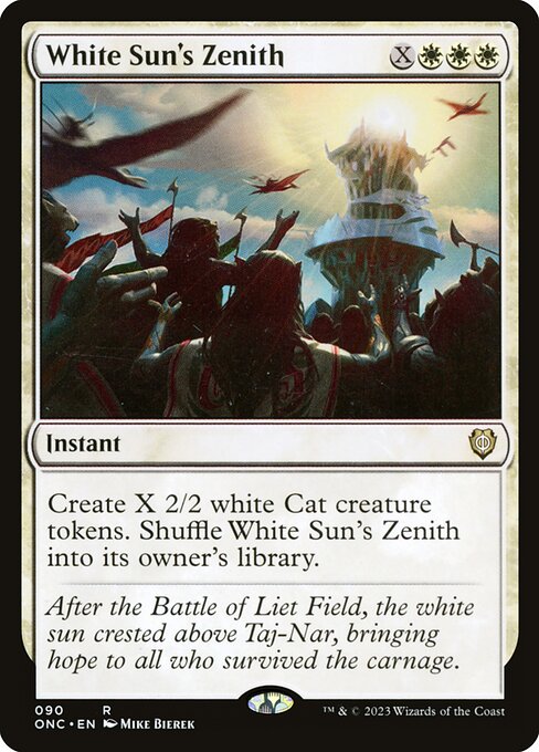 White Sun's Zenith (90) [Phyrexia: All Will Be One Commander]