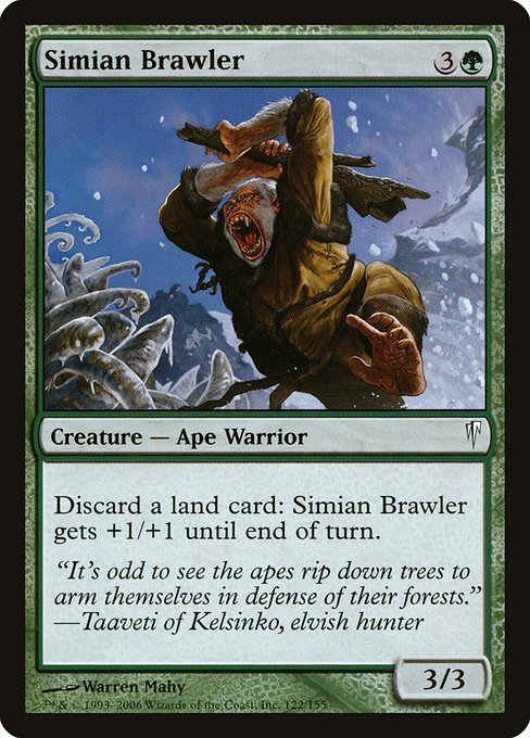 Simian Brawler (122) [Coldsnap]