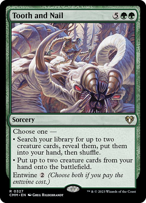 Tooth and Nail (327) [Commander Masters]