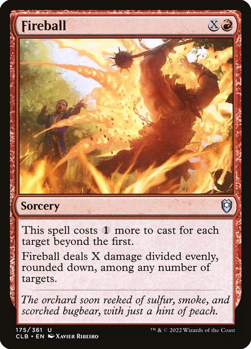 Fireball (175) [Commander Legends: Battle for Baldur's Gate]