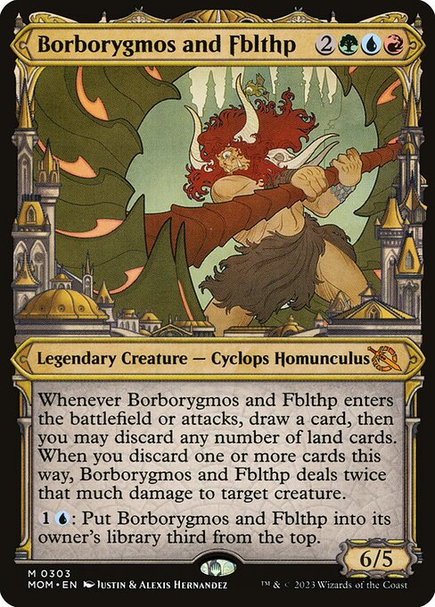 Borborygmos and Fblthp (303) [March of the Machine] [Showcase]