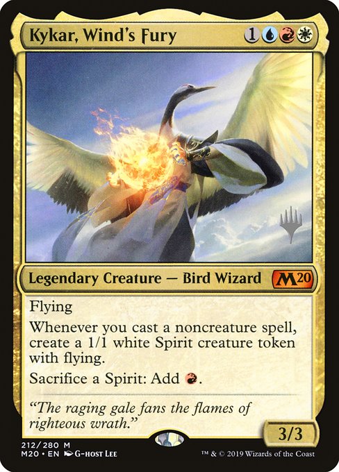 Kykar, Wind's Fury (212p) [Core Set 2020 Promos]