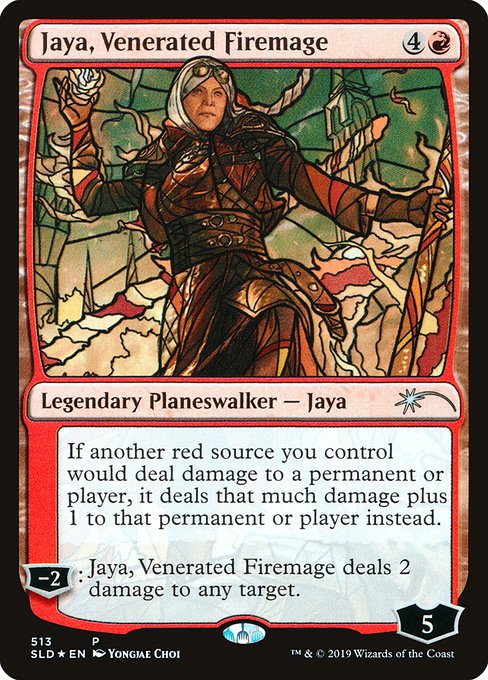 Jaya, Venerated Firemage (513) [Secret Lair Drop]