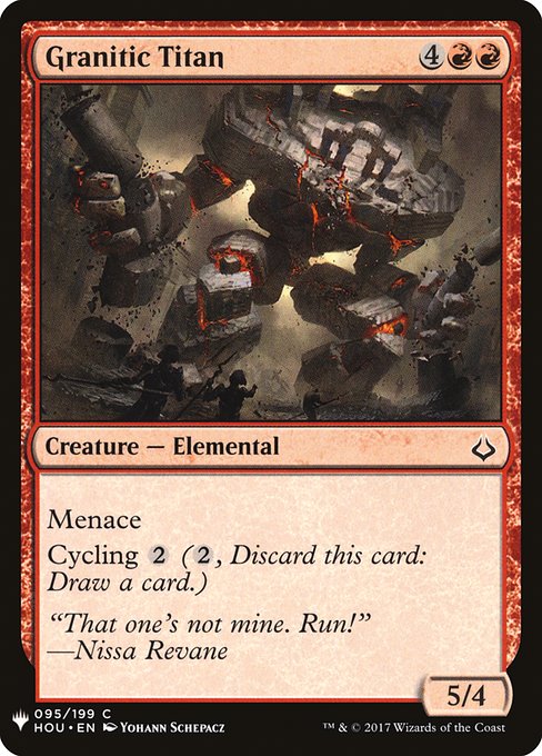 Granitic Titan (HOU-95) [The List]