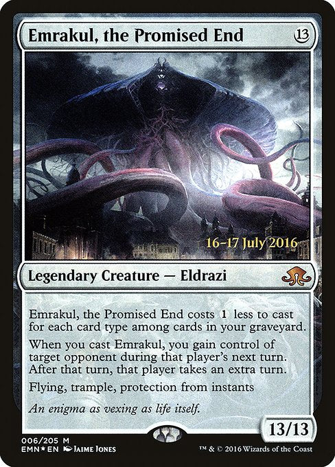 Emrakul, the Promised End (6s) [Eldritch Moon Promos]
