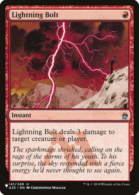 Lightning Bolt (A25-141) [The List]