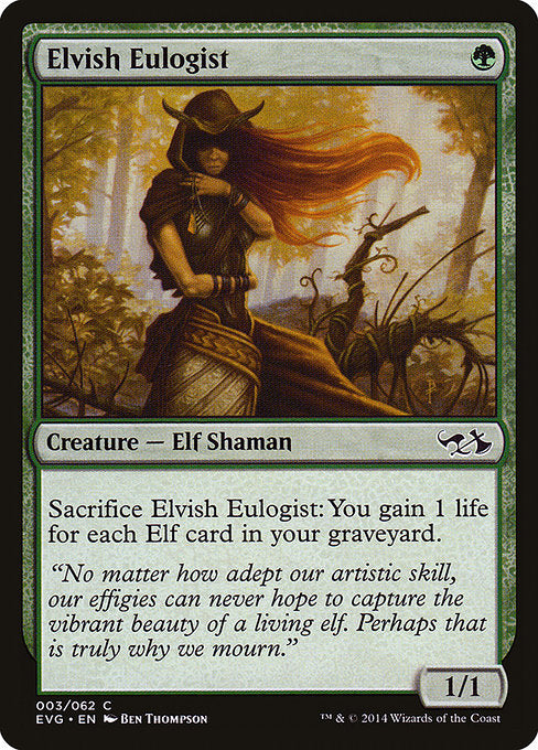 Elvish Eulogist (3) [Duel Decks Anthology: Elves vs. Goblins]