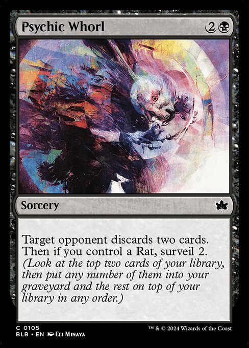 Psychic Whorl (105) [Bloomburrow]