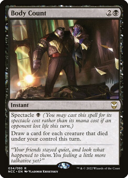 Body Count (34p) [New Capenna Commander Promos]