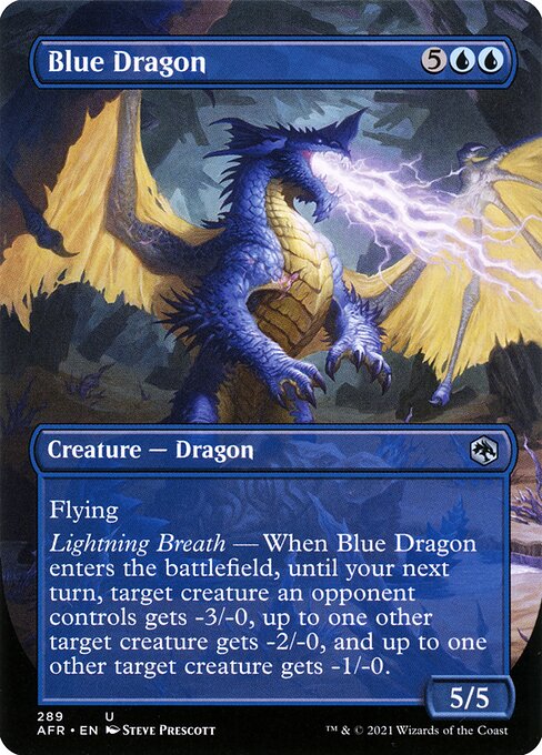Blue Dragon (289) [Adventures in the Forgotten Realms] [Borderless]