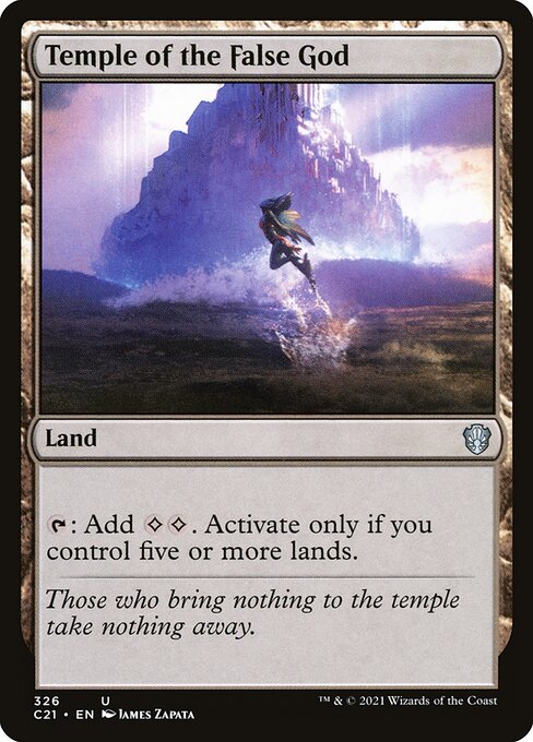 Temple of the False God (326) [Commander 2021]
