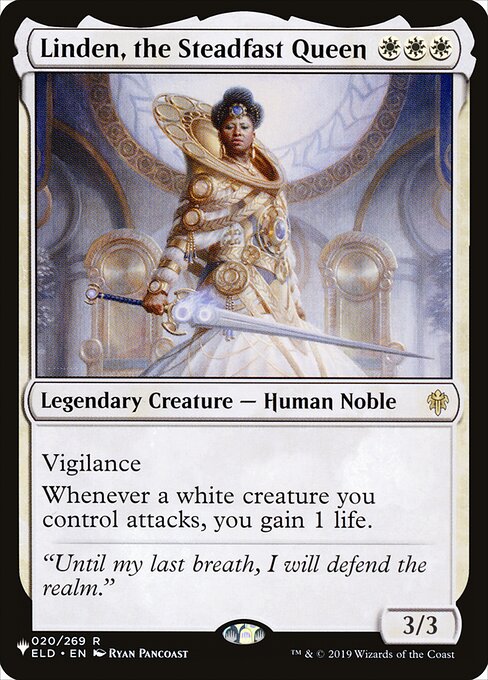 Linden, the Steadfast Queen (ELD-20) [The List]