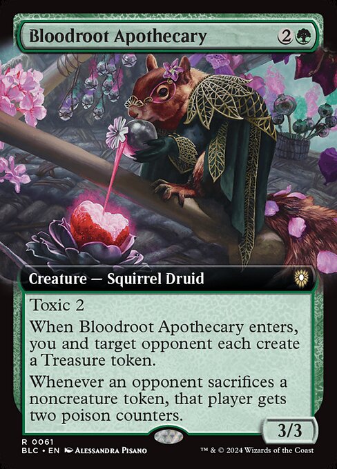 Bloodroot Apothecary (61) [Bloomburrow Commander]