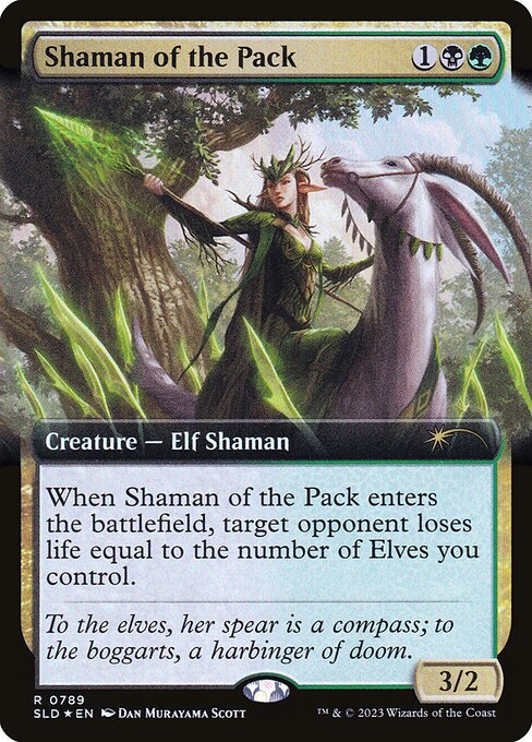 Shaman of the Pack (789) [Secret Lair Drop] [Extended Art]