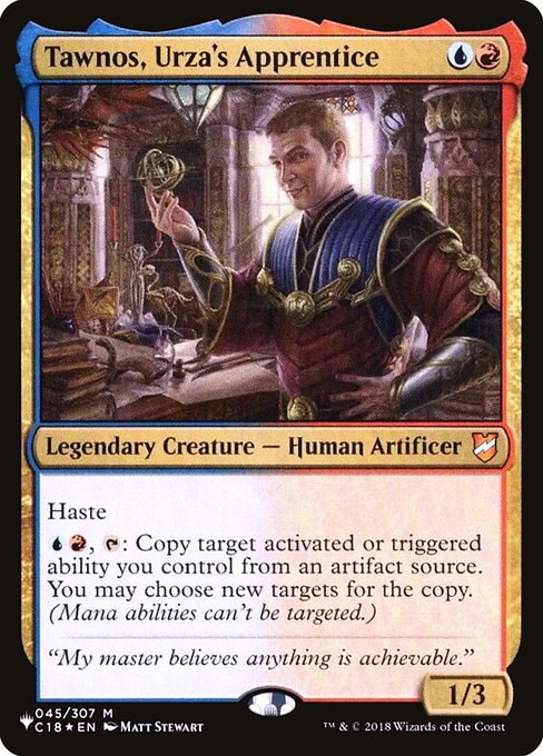 Tawnos, Urza's Apprentice (C18-45) [The List]