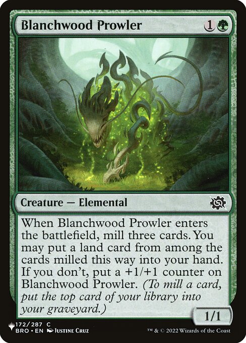 Blanchwood Prowler (BRO-172) [The List]