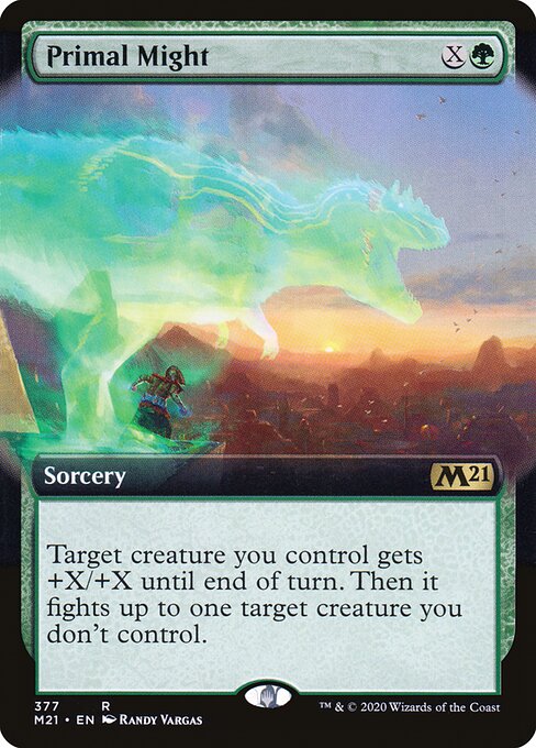 Primal Might (377) [Core Set 2021] [Extended Art]