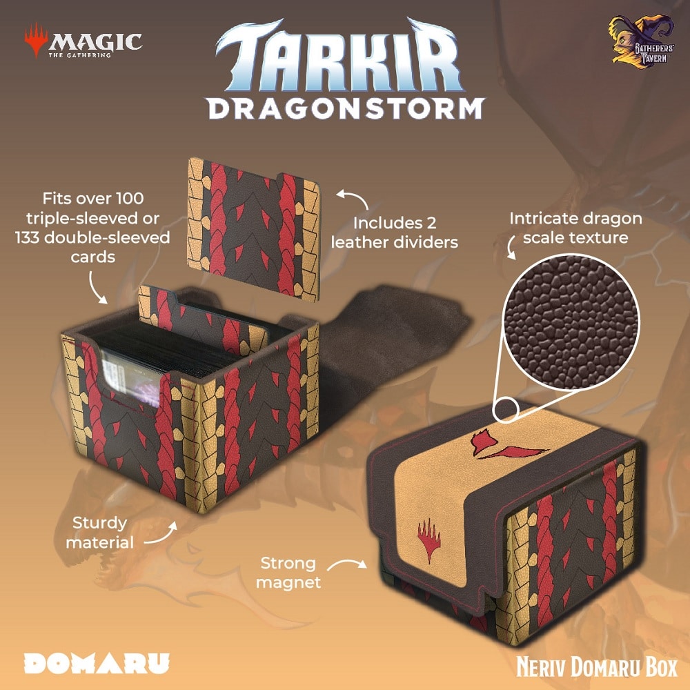 Gatherers Tavern Tarkir Dragonstorm Domaru Box - Neriv - A Muse N Games