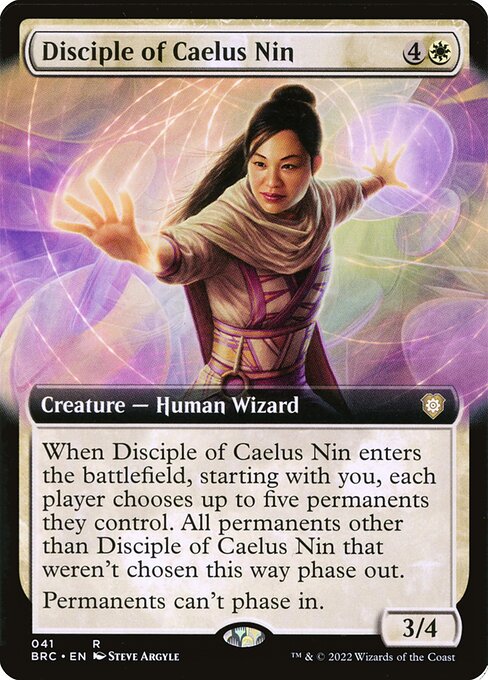 Disciple of Caelus Nin (41) [The Brothers' War Commander] [Extended Art]