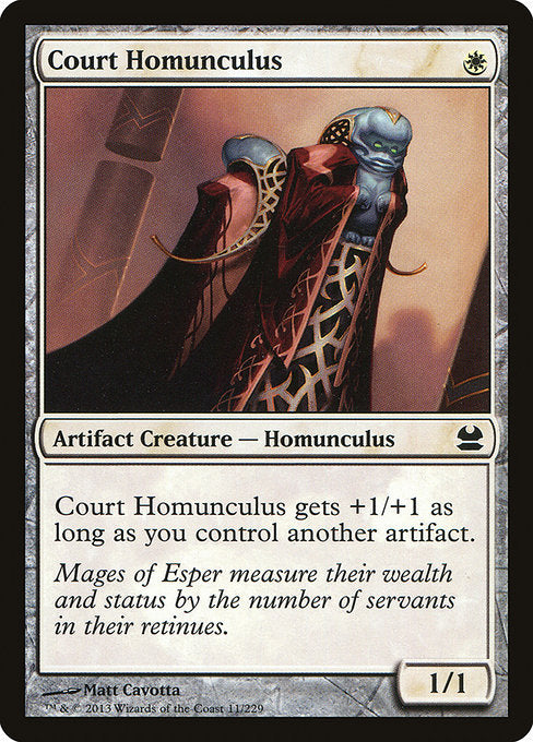 Court Homunculus (11) [Modern Masters]