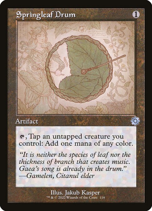 Springleaf Drum (118) [The Brothers' War Retro Artifacts]
