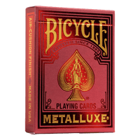Bicycle Red Metalluxe Playing Cards image 0