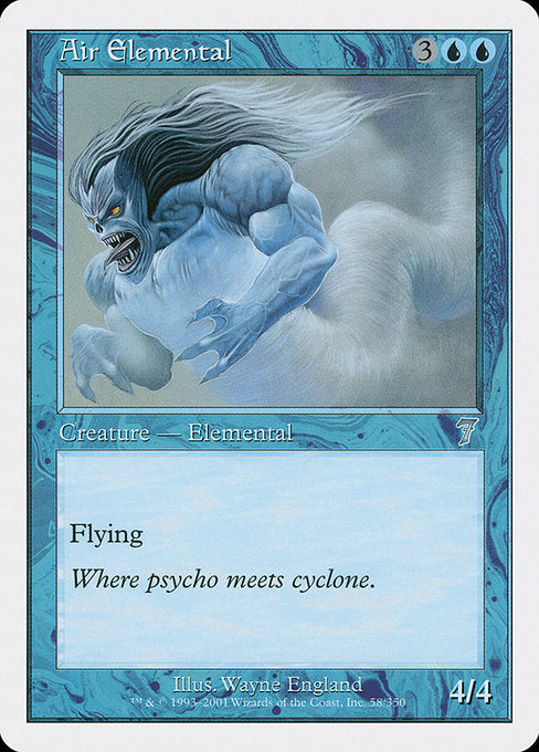 Air Elemental (58) [Seventh Edition]