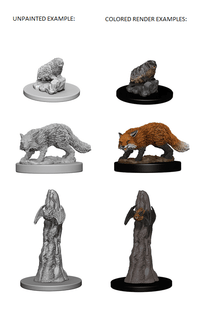 Pathfinder Battles Deep Cuts Unpainted Miniatures: Familiars WK72580 image 0