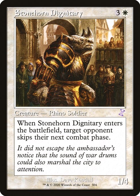 Stonehorn Dignitary (304) [Time Spiral Remastered]