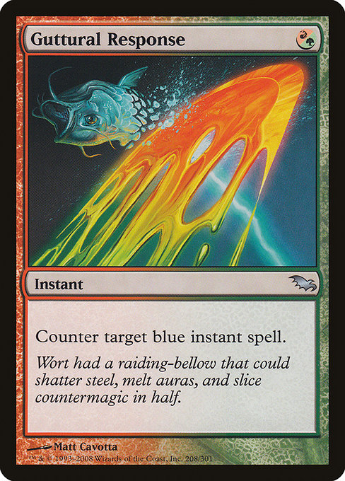 Guttural Response (208) [Shadowmoor]