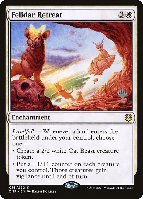 Felidar Retreat (16p) [Zendikar Rising Promos]