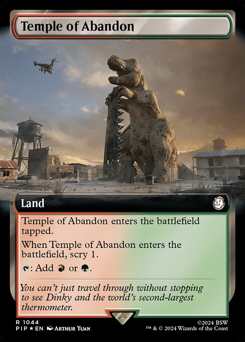 Temple of Abandon (1044) [Fallout] [Extended Art]