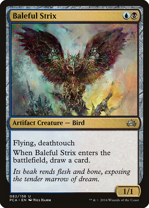 Baleful Strix (82) [Planechase Anthology]