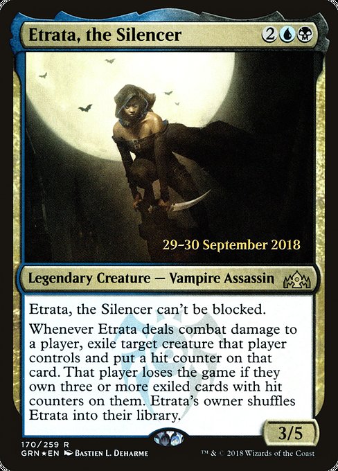 Etrata, the Silencer (170s) [Guilds of Ravnica Promos]