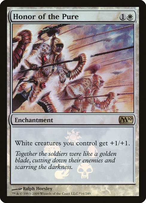 Honor of the Pure (16★) [Magic 2010 Promos]
