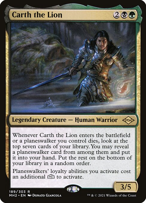 Carth the Lion (189) [Modern Horizons 2]