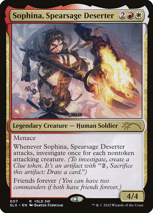Sophina, Spearsage Deserter (7) [Universes Within]