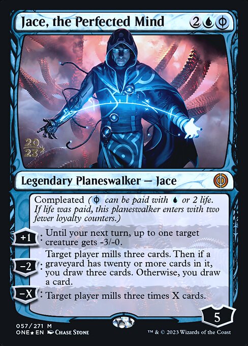 Jace, the Perfected Mind (57s) [Phyrexia: All Will Be One Promos]