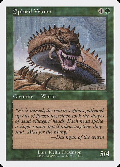 Spined Wurm (2001-1) [Media and Collaboration Promos]