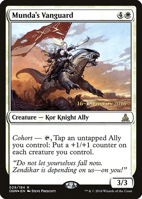 Munda's Vanguard (29s) [Oath of the Gatewatch Promos]