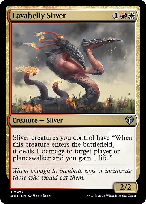 Lavabelly Sliver (927) [Commander Masters]