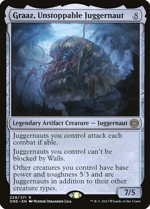 Graaz, Unstoppable Juggernaut (229) [Phyrexia: All Will Be One]