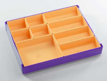 Gamegenic Token Silo Purple with Orange Insert image 0