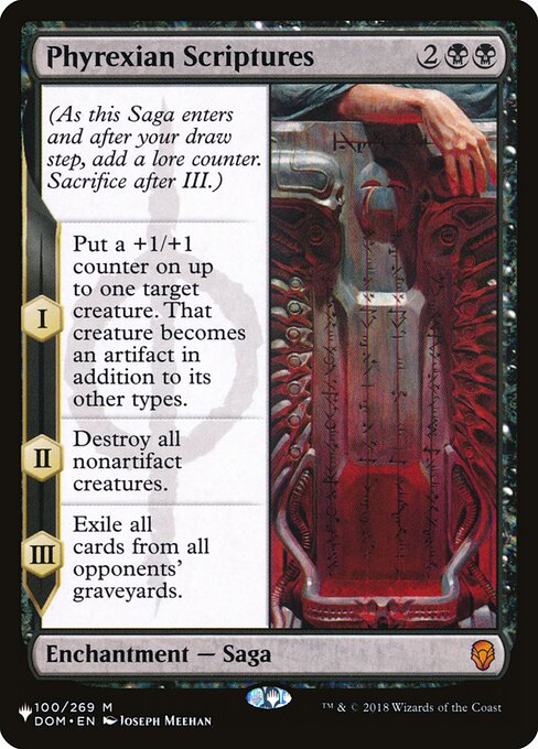 Phyrexian Scriptures (DOM-100) [The List]
