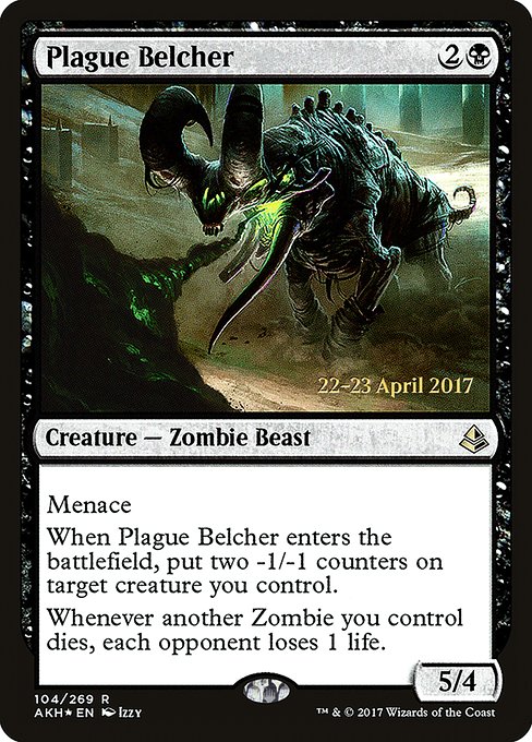 Plague Belcher (104s) [Amonkhet Promos]