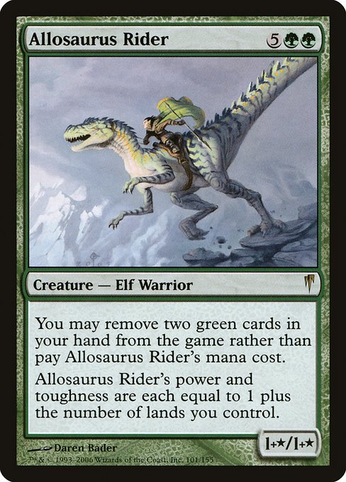 Allosaurus Rider (101) [Coldsnap]