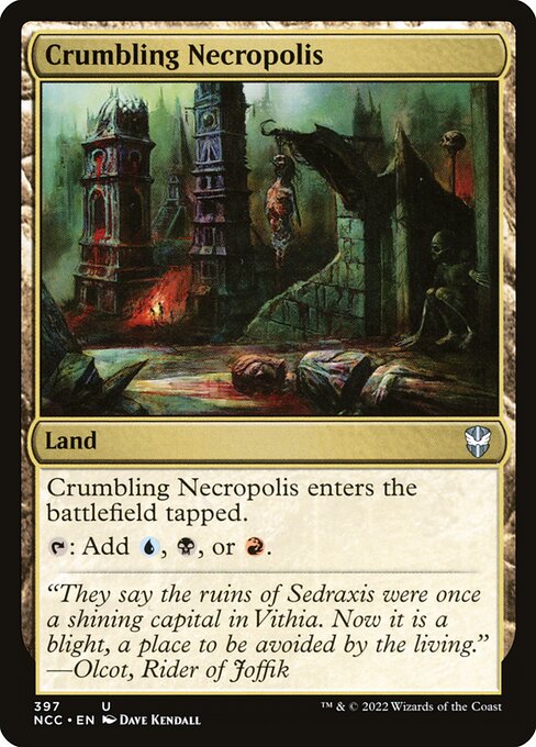 Crumbling Necropolis (397) [New Capenna Commander]
