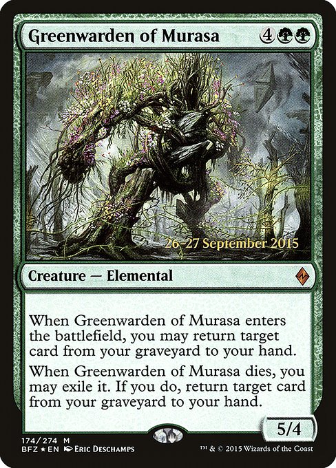 Greenwarden of Murasa (174s) [Battle for Zendikar Promos]