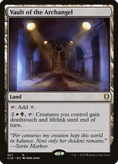 Vault of the Archangel (927) [Commander Legends: Battle for Baldur's Gate]